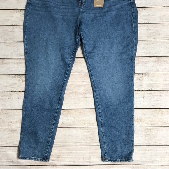 NWT Madewell "The Eco Collection" 9" High-Rise Skinny Jeans Size W34 - Picture 7 of 16